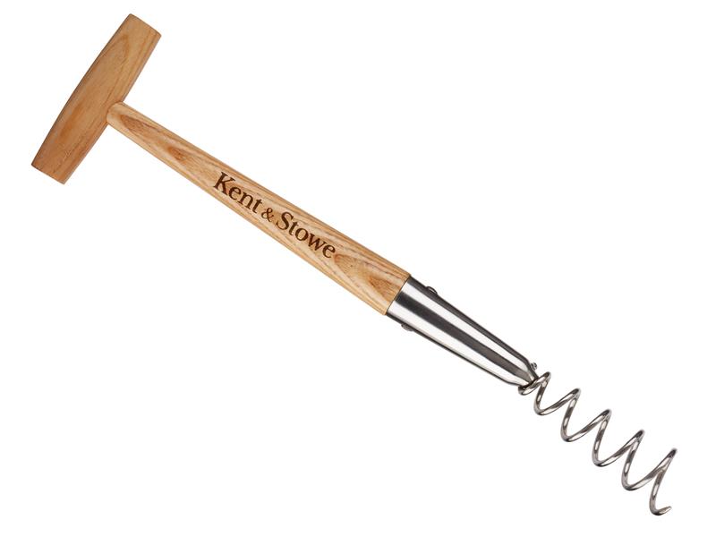 Stainless Steel Hand Corkscrew Weeder FSC