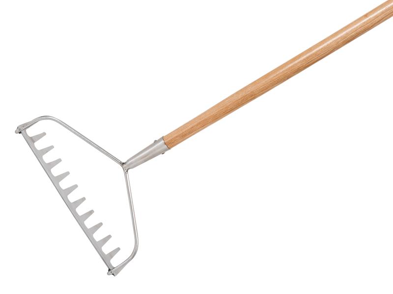 Stainless Steel Garden Life Soil Rake FSC
