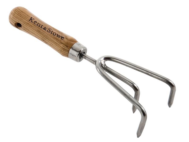 Stainless Steel Garden Life Hand 3-Prong Cultivator FSC