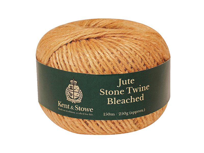 K/S70100830 - Jute Twine Bleached Stone 150m (250g)