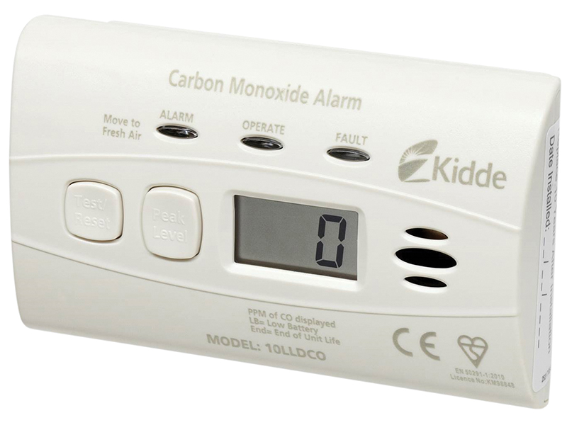 KID10LLDCO - 10LLDCO 10 Year Sealed Battery Digital Carbon Monoxide Alarm