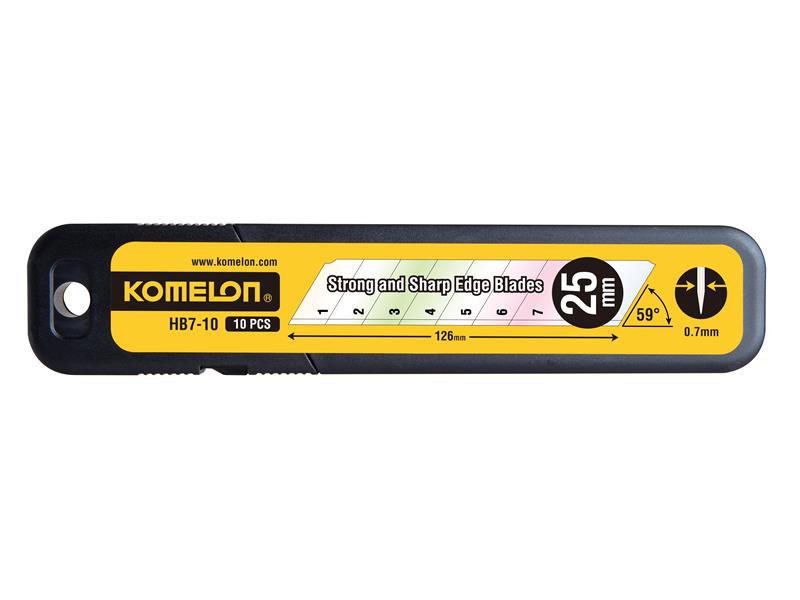 KOMHB710 - Snap-Off Blades 25mm (Pack 10)