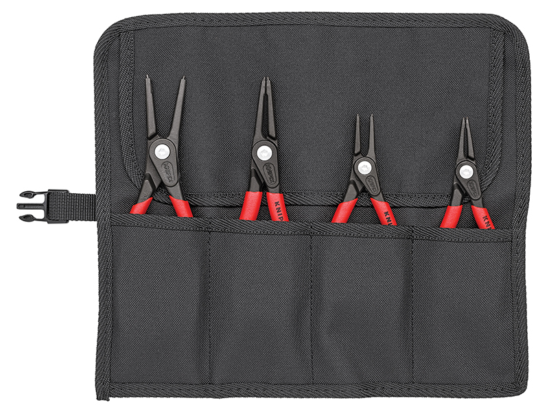 Precision Circlip Pliers Set in Roll 4 Piece