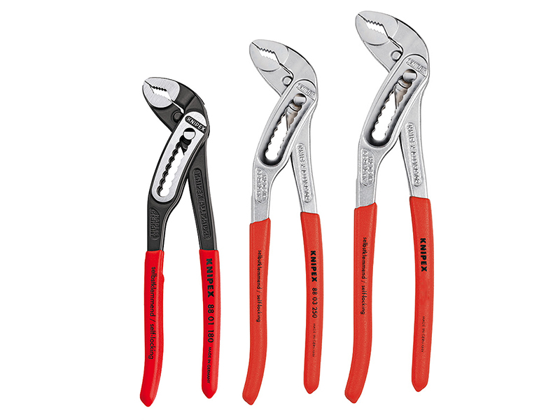 Alligator Water Pump Pliers Set of 3 (180mm 250mm & 300mm)