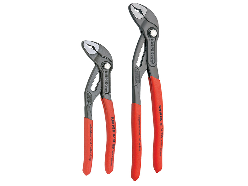 KPX003120V01 - Cobra Water Pump Pliers 2 Piece Set (180mm & 250mm)