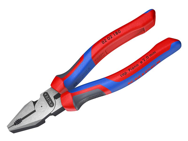 High Leverage Combination Pliers Multi-Component Grip 180mm (7in)