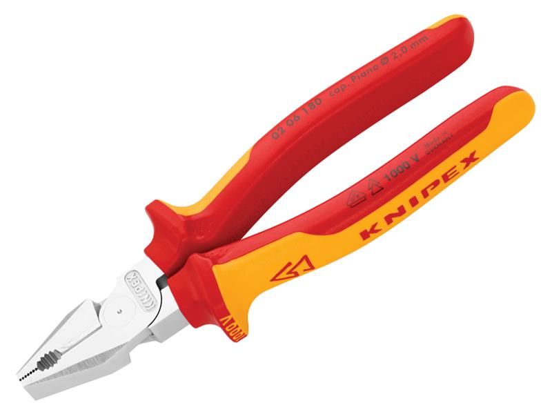 KPX0206180 - VDE High Leverage Combination Pliers 180mm