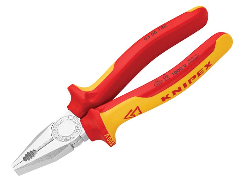 KPX0306180 - VDE Combination Pliers 180mm