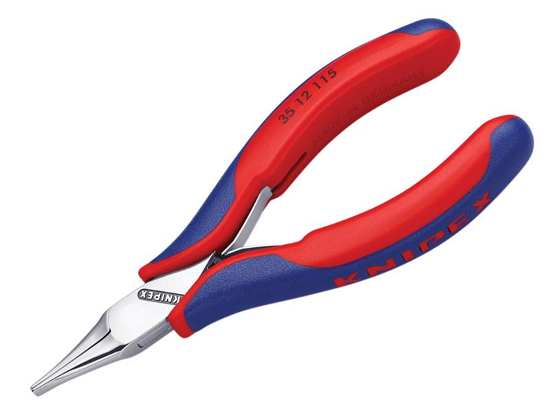 Electronics Flat Jaw Pliers Multi-Component Grip 115mm