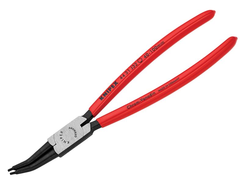 KPX4431J32 - Circlip Pliers Internal 45° Bent Tip 40-100mm J32