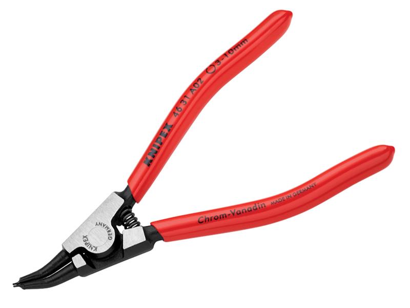 KPX4631A02 - Circlip Pliers External 45° Bent Tip 3-10mm A02