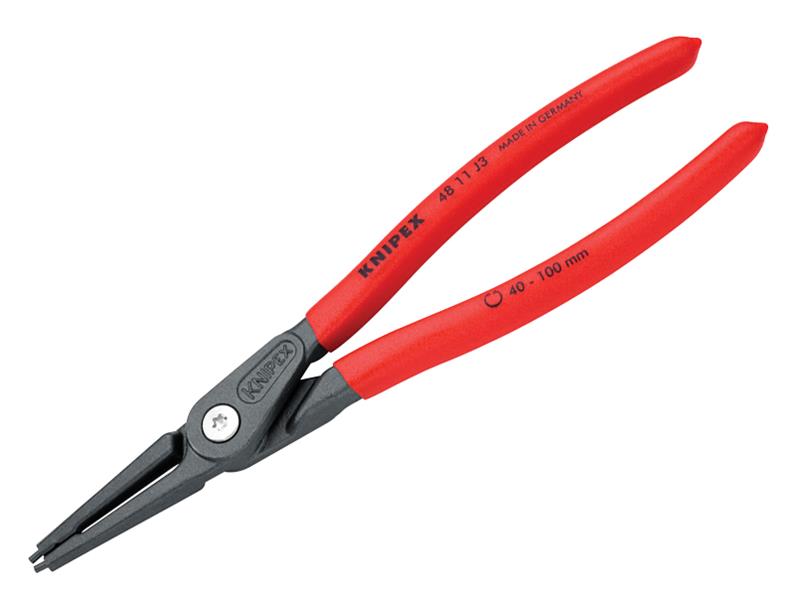 KPX4811J3 - Precision Circlip Pliers Internal Straight 40-100mm J3