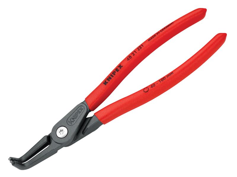 KPX4821J31 - Precision Circlip Pliers Internal 90° Bent 40-100mm J31
