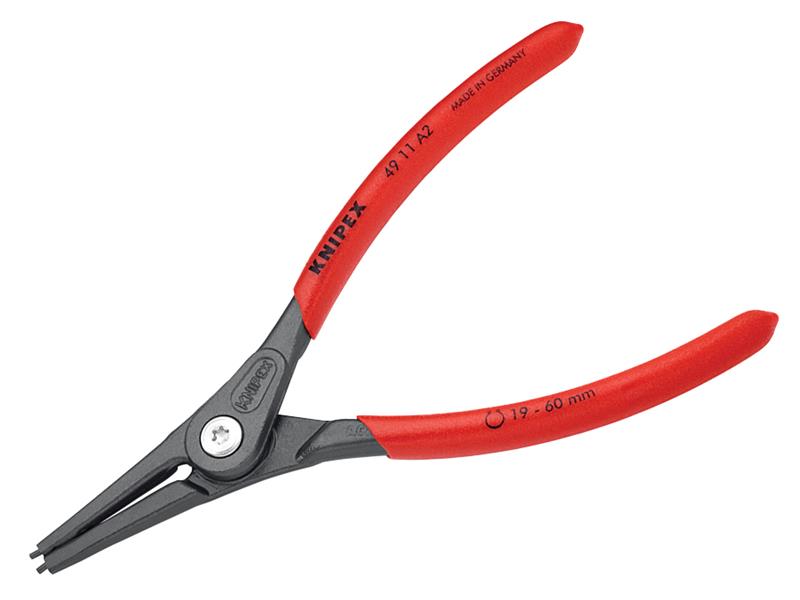 KPX4911A2 - Precision Circlip Pliers External Straight 19-60mm A2