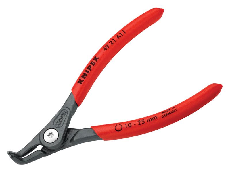 KPX4921A11 - Precision Circlip Pliers External 90° Bent Tip 10-25mm A11