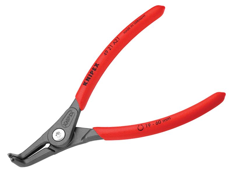 KPX4921A21 - Precision Circlip Pliers External 90° Bent Tip 19-60mm A21