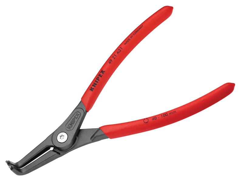 KPX4921A31 - Precision Circlip Pliers External 90° Bent Tip 40-100mm A31