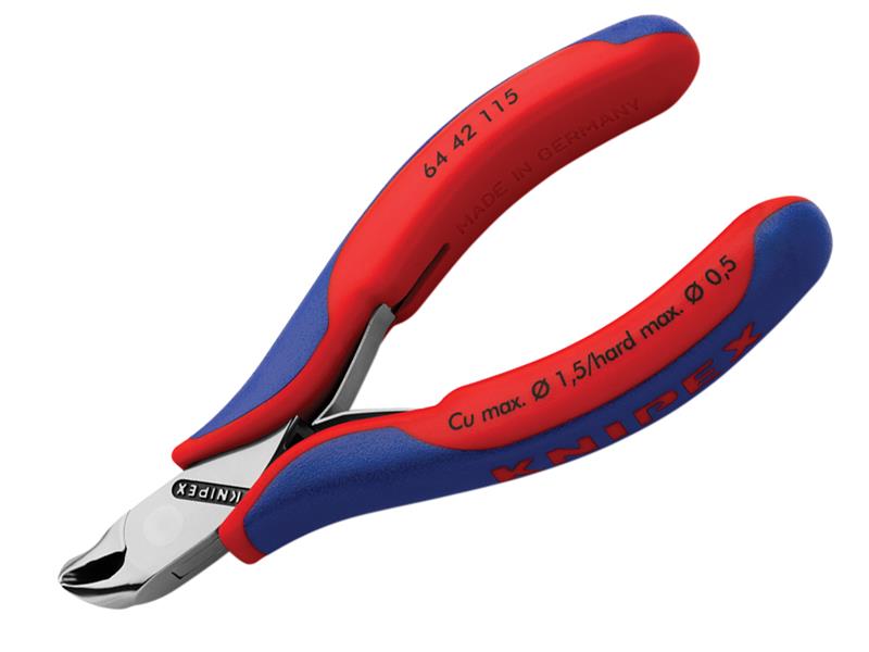Electronic Diagonal End Cutting Nippers Short Head 115mm