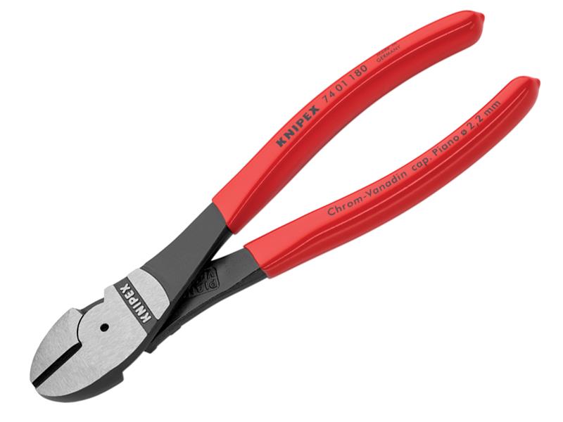 High Leverage Diagonal Cutters PVC Grip 180mm (7in)