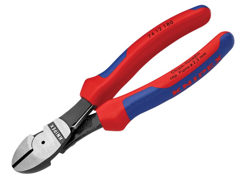 High Leverage Diagonal Cutters Multi-Component Grip with Spring 180mm (7in)