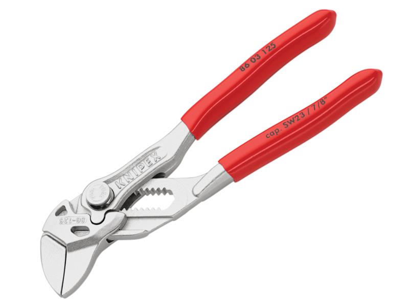 Mini Pliers Wrench PVC Grips 125mm - 23mm Capacity