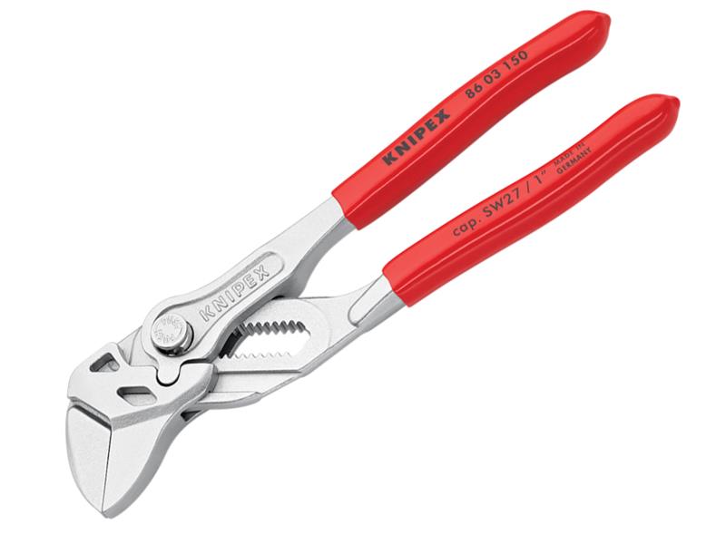 Mini Pliers Wrench PVC Grip 150mm - 27mm Capacity