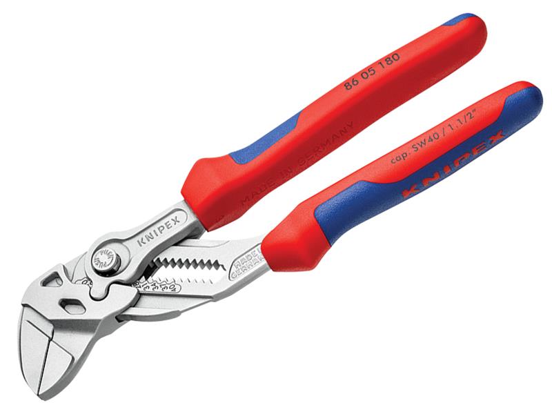 Pliers Wrench Multi-Component Grip 180mm - 40mm Capacity