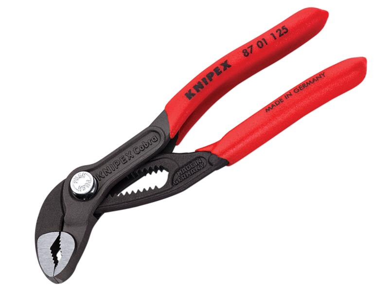 Cobra Water Pump Pliers PVC Grip 125mm - 27mm Capacity