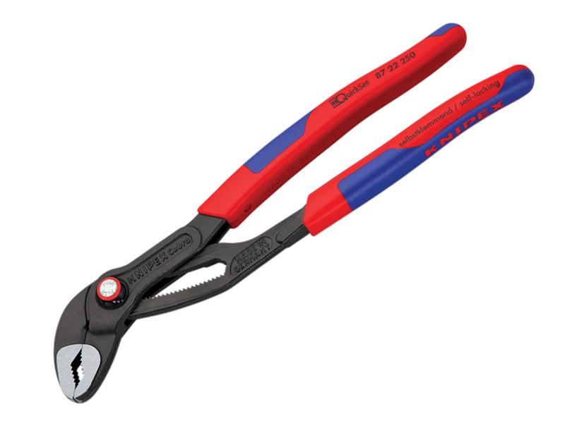 Cobra Quickset Water Pump Pliers Multi-Component 250mm - 50mm Capacity