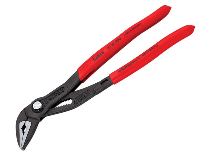 Cobra ES Extra Slim Water Pump Pliers PVC Grip 250mm - 34mm Capacity
