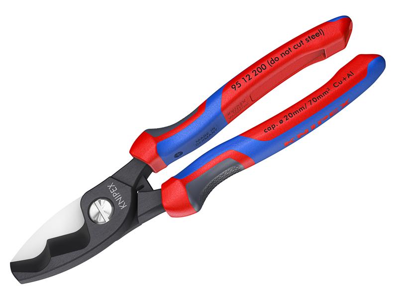 KPX9512200 - Cable Shears Twin Cutting Edge Multi-Component Grip 200mm (8in)