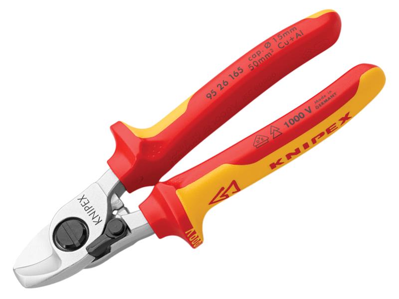 KPX9526165 - VDE Cable Shears with Return Spring 165mm