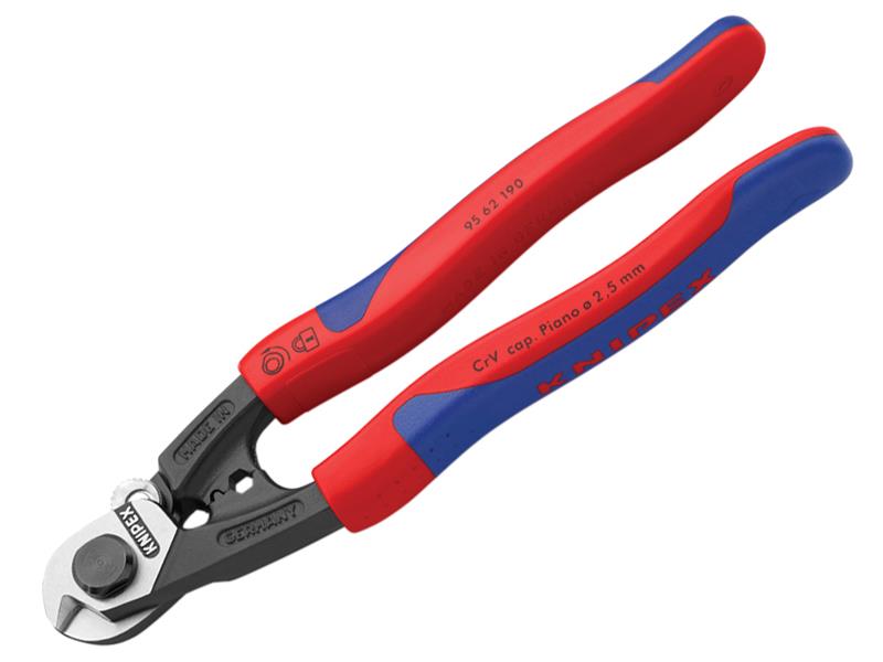 Wire Rope/Bowden Cable Cutters Multi-Component Grip 190mm (7.1/2in)