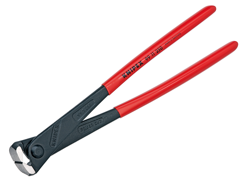 KPX9911250 - High Leverage Concreter's Nippers With Plastic Coated Handles 250mm (10in)
