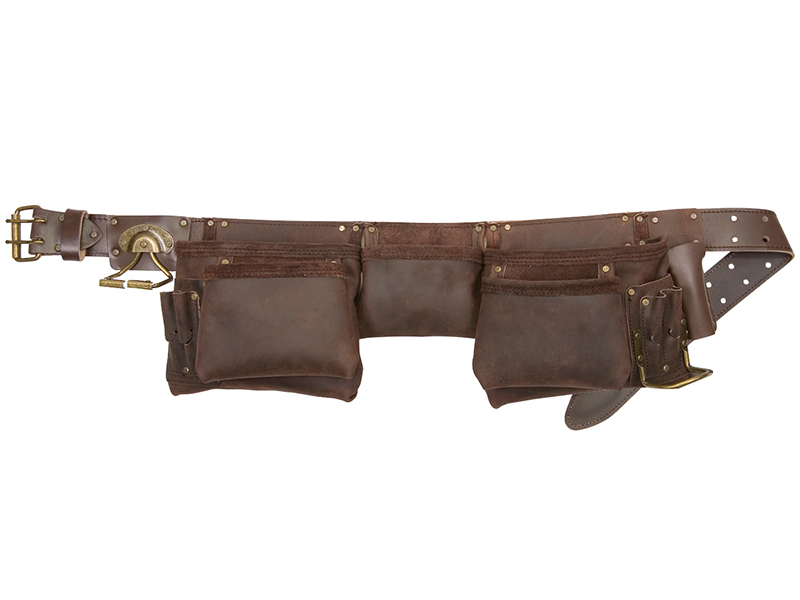 19427 Oil Leather Construction Apron 12 Pocket