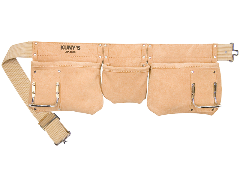 KUNAP1300 - AP-1300 Carpenter's Apron 5 Pocket Suede Leather