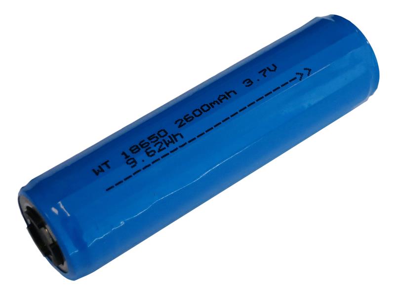 Rechargeable 18650 Li-ion Battery 3.7V 2600mAh