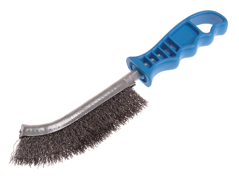 LES056301 - Universal Hand Brush 260mm x 28mm 0.35 Crimped Steel Wire