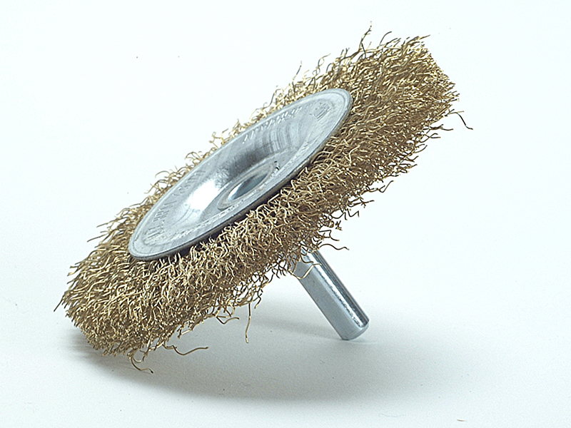 DIY Wheel Brush 75 x 10mm 0.25 Brass Wire