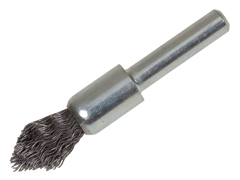 Pointed End Brush with Shank 12/60 x 20mm 0.30 Steel Wire