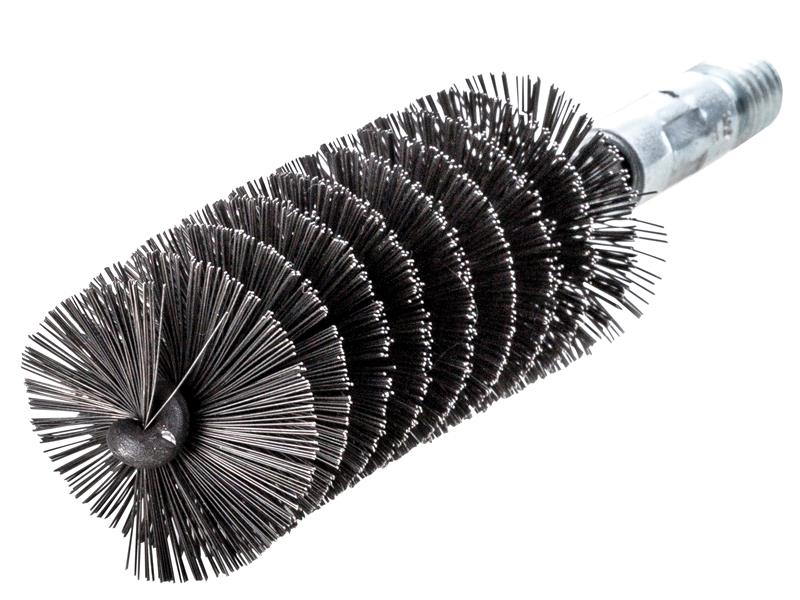 LES506130 - Threaded Tube Brush 30mm Steel Wire