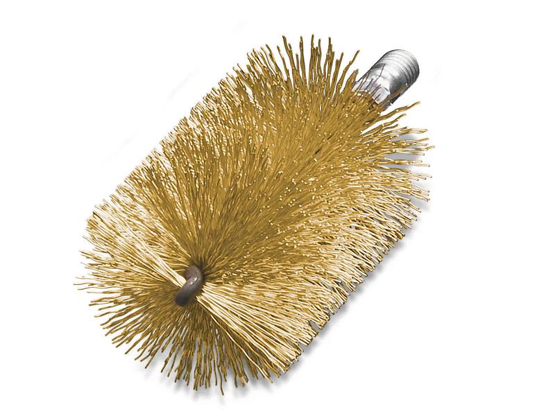 LES506730 - Threaded Tube Brush 30mm Brass Wire