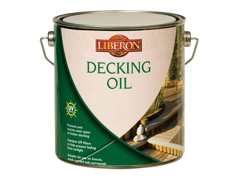 LIBDOMO25L - Decking Oil Medium Oak 2.5 litre