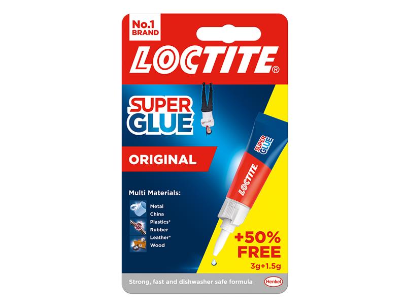 LOCSGL3GAVNR - Super Glue Liquid Tube 3g + 50% Free