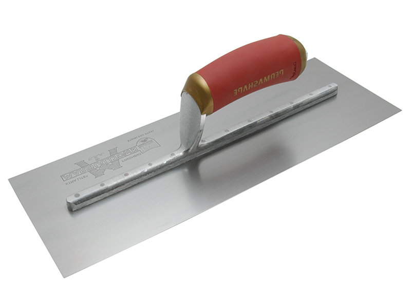 MPB145D Pre-Worn PermaShape Finishing Trowel DuraSoft Handle 14 x 5in