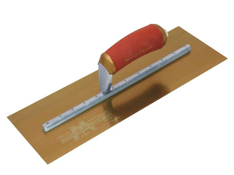 MPB145GSD Pre-Worn PermaShape Finishing Gold S/S Trowel DuraSoft 14 x 5in