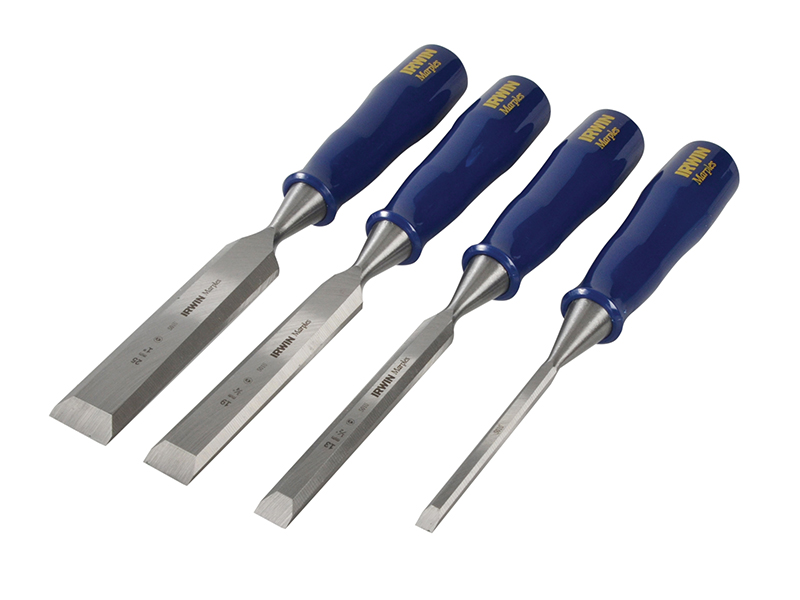 M444 Bevel Edge Chisel Blue Chip Handle Set 4 Piece