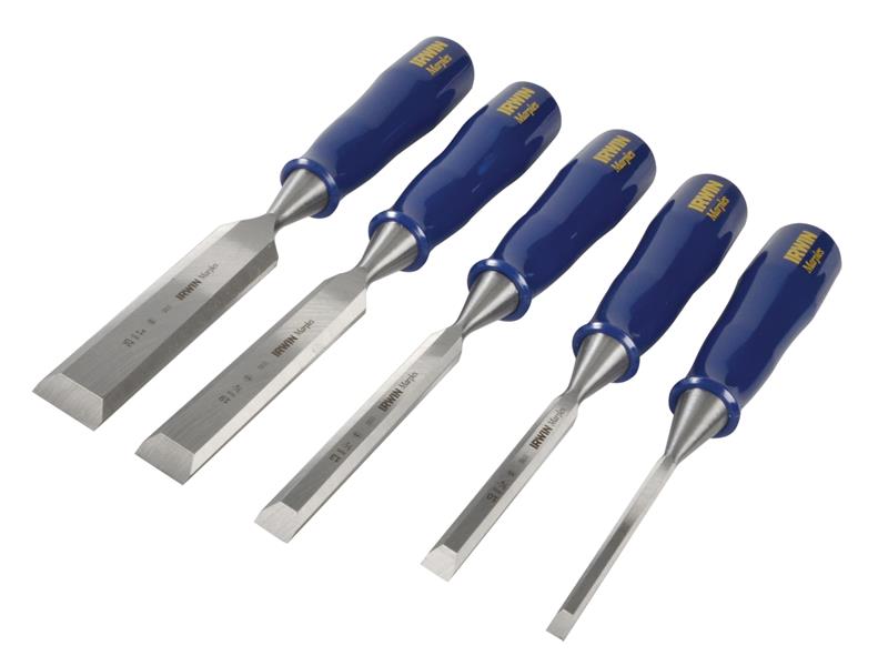 M444 Bevel Edge Chisel Blue Chip Handle Set 5 Piece
