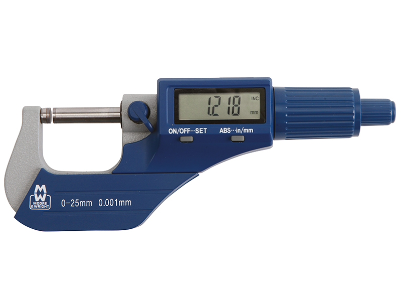 MAW20001DBL - MW200-01DBL Digital External Micrometer 0-25mm/0-1in 0.001mm/.00005in