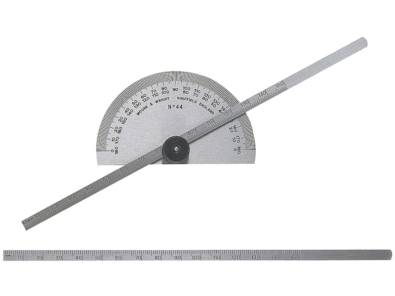MAW44 - Protractor Type Depth Gauge Metric/Imperial 0-6in